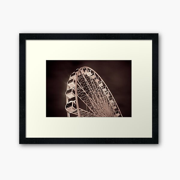 The Wheel Framed Art Print