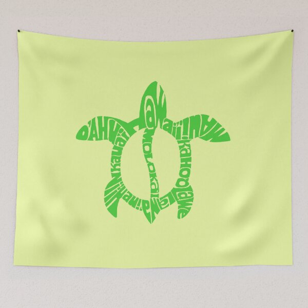 Item preview, Turtle Hawaii Picture of words Cute cat designed and sold by cherfas.