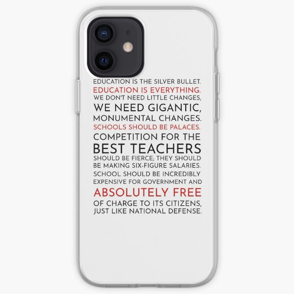 Sam Seaborn Education Speech - The West Wing iPhone Soft Case
