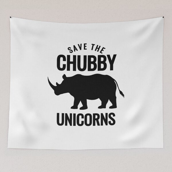 Item preview, save the chubby unicorns  designed and sold by threadshop.