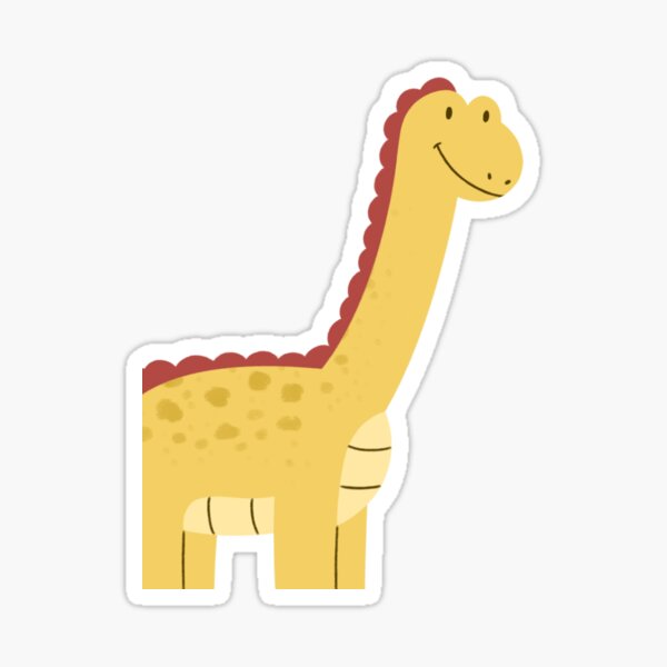 Happy Dinosaur Sticker