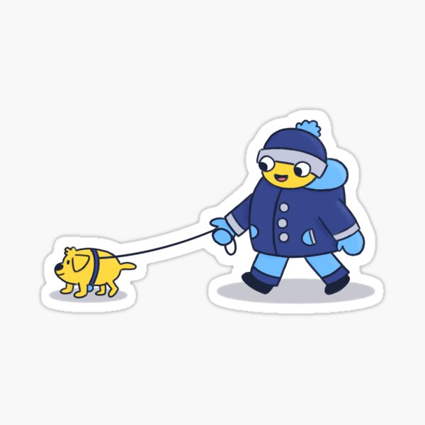 Peeps & Pups (1/3) Sticker
