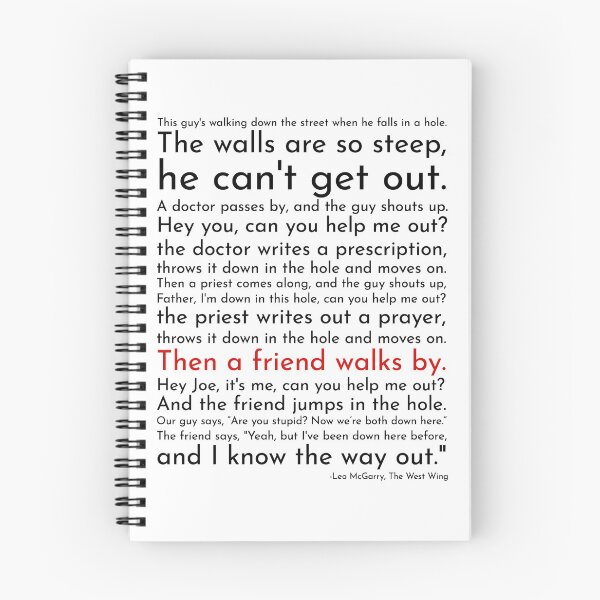Item preview, A Guy Falls In a Hole - Leo McGarry designed and sold by Kristin Novotny.