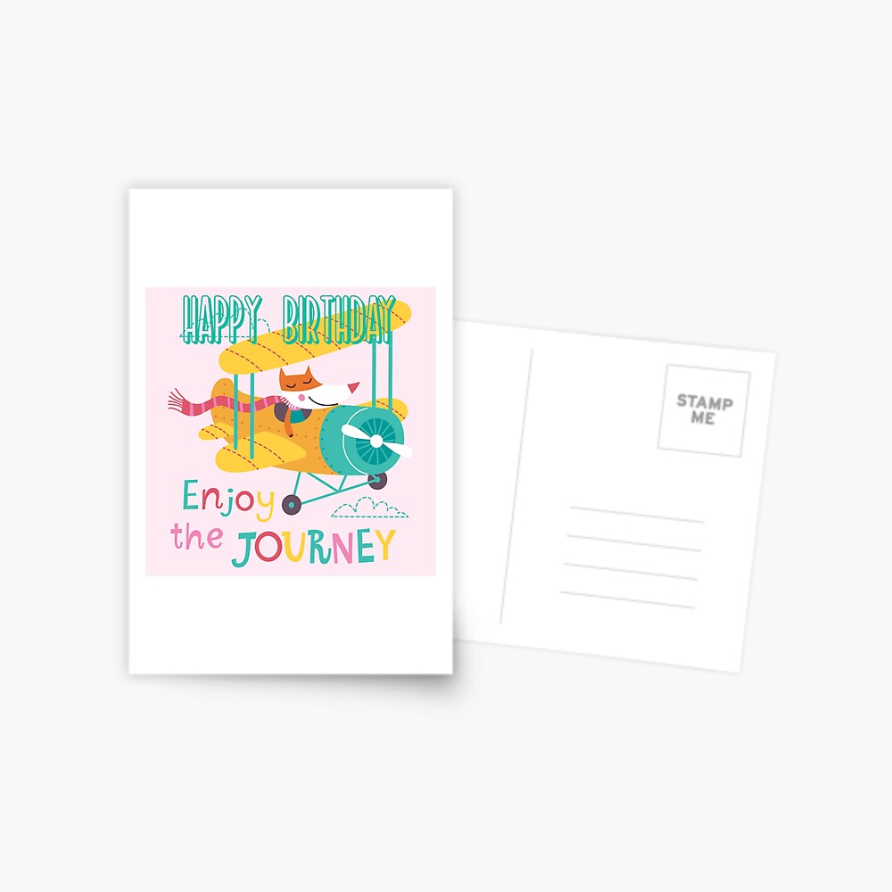 Enjoy the Journey Birthday Card, Scenic Travel Birthday Cards