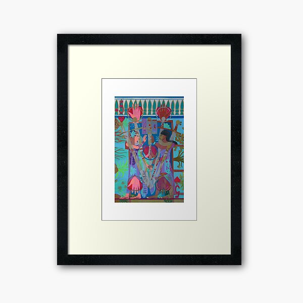 Five of Ringing Hearts Giclee Print with Borders Framed Art Print