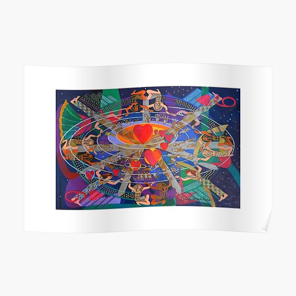 The Nine Lives of the Heart Giclee with border Poster