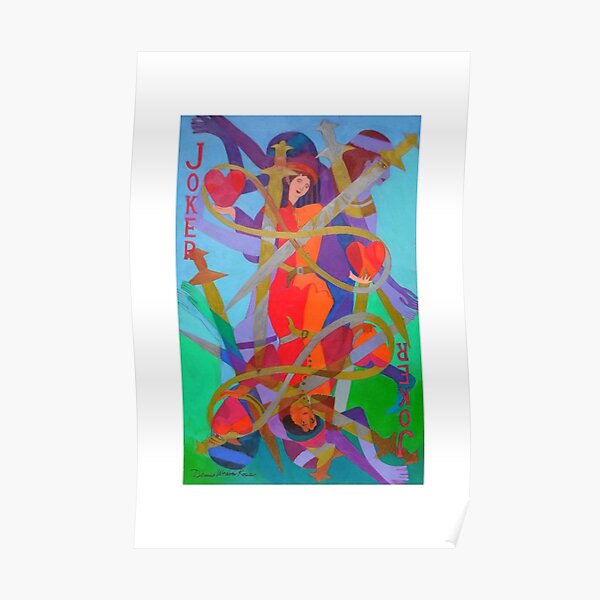 The Jokes on Our Hearts giclee with border Poster