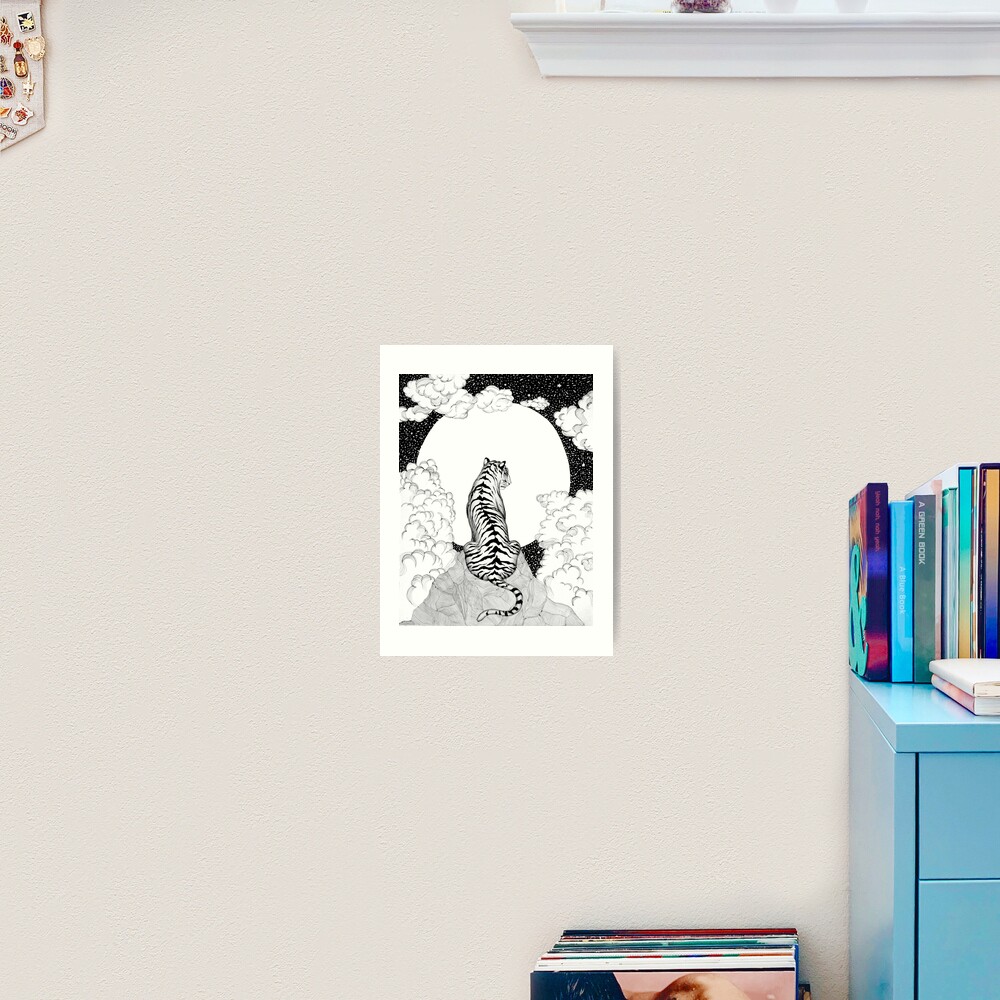 Tiger Moon Art Print