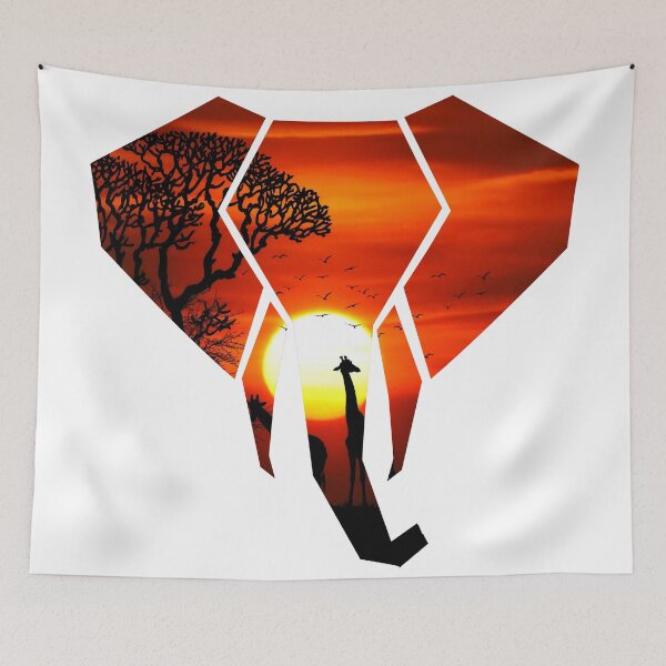 Item preview, African Sunset - Elephant Head designed and sold by ryangreenwood21.