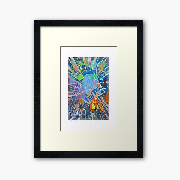 Four of Whirling Aspens Framed Art Print