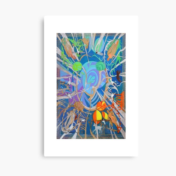 Four of Whirling Aspens Canvas Print