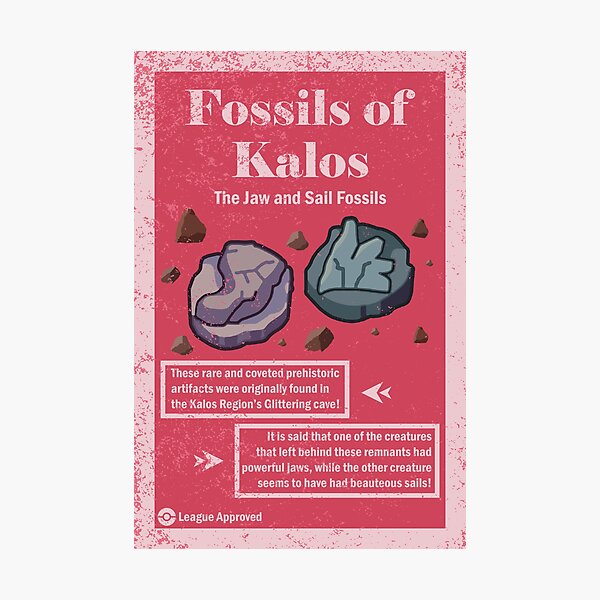 Artikel-Vorschau von Fossilien von Kalos Poster, designt und verkauft von Daniel Swain Creations.