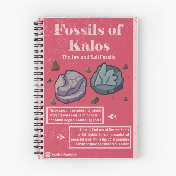 Item preview, Fossils of Kalos Poster designed and sold by Daniel Swain Creations.