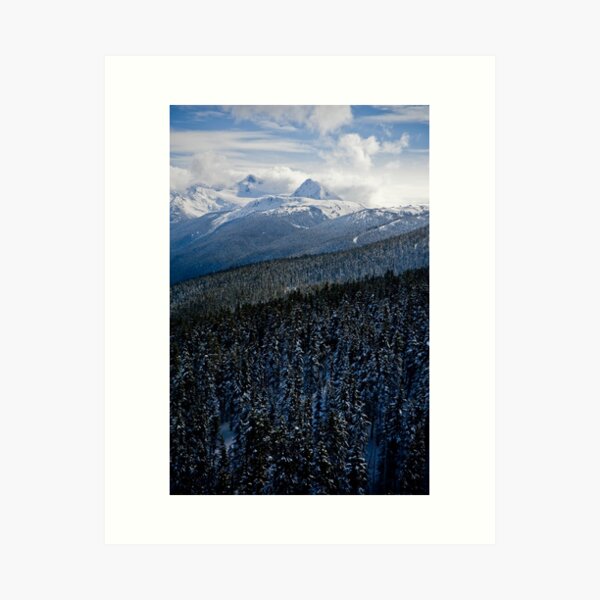 View from Whistler Mountain Art Print