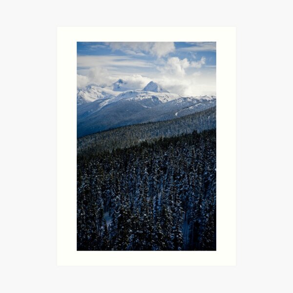 View from Whistler Mountain Art Print