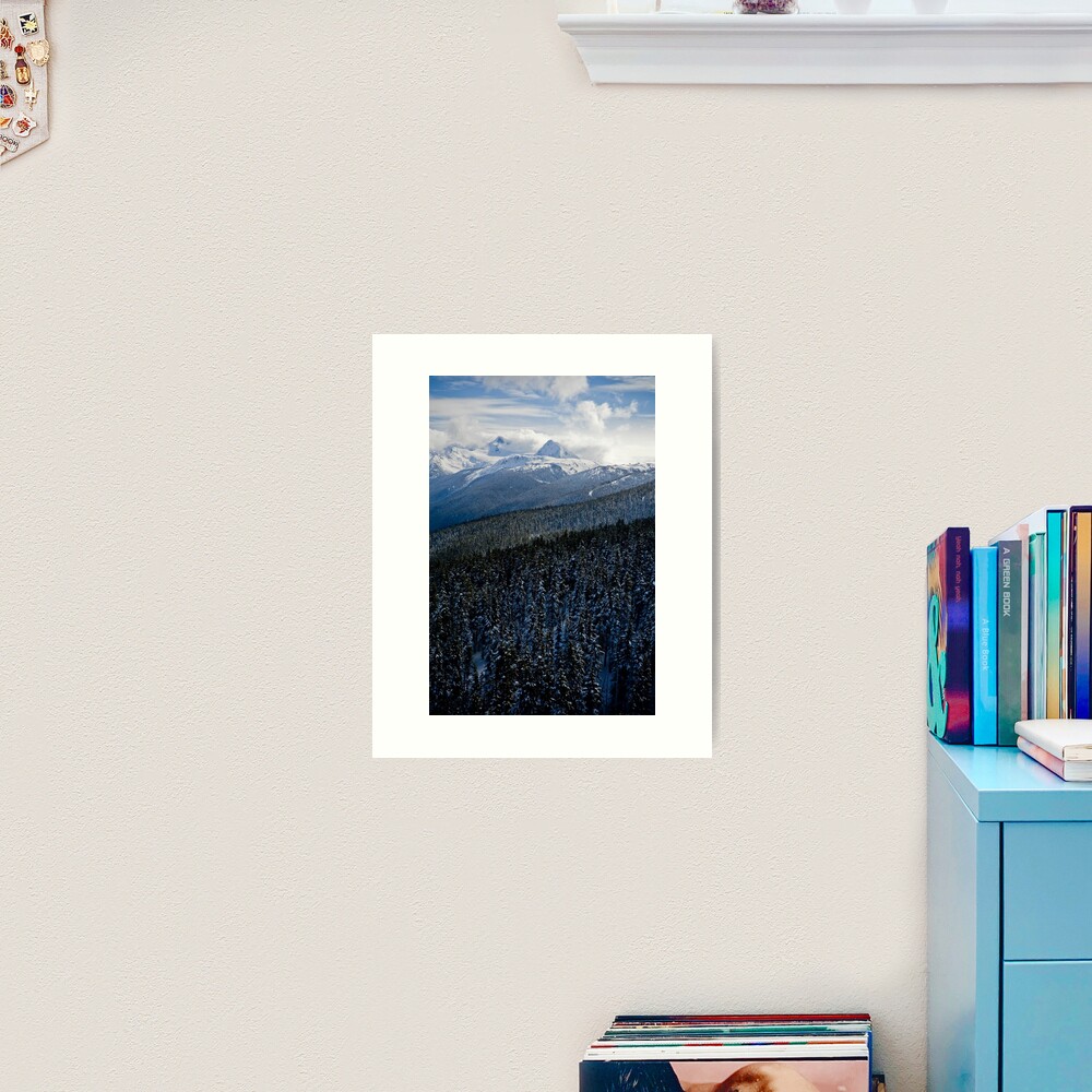 View from Whistler Mountain Art Print
