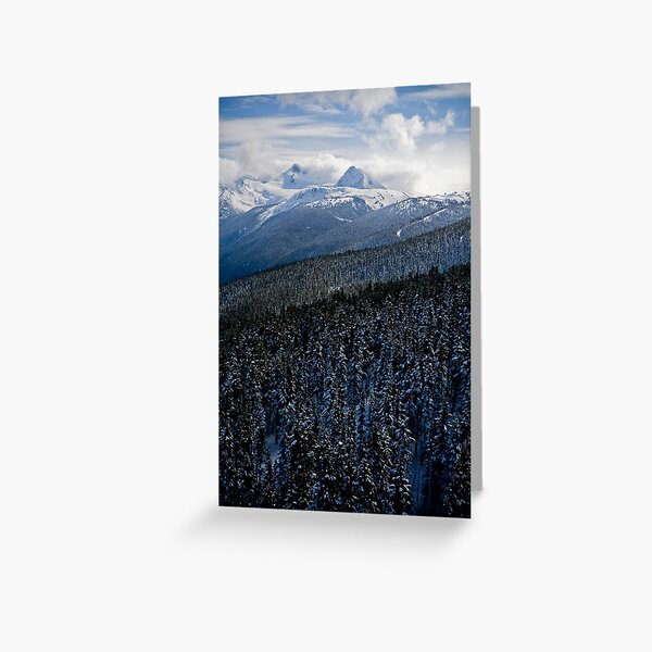 View from Whistler Mountain Greeting Card