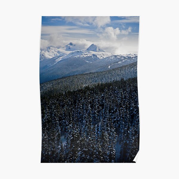 View from Whistler Mountain Poster