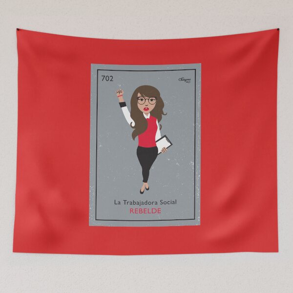 Item preview, La Trabajadora Social Rebelde designed and sold by Viridiana Osio.