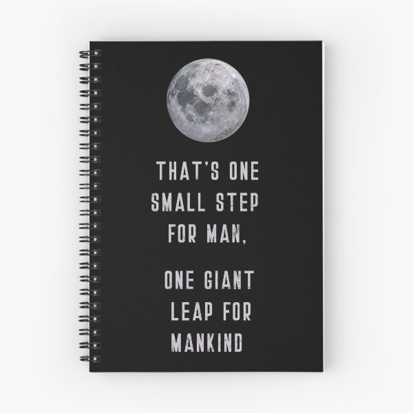 Item preview, Moon Landing Quote (v3) designed and sold by BlueRockDesigns.