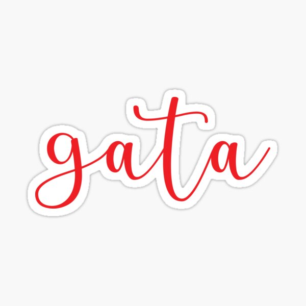 Item preview, ACU Gata Sticker designed and sold by kec1998.