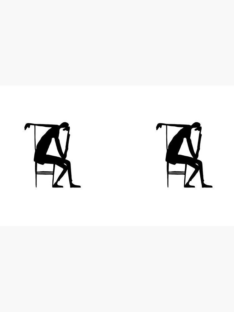 Drawing by Franz Kafka, The Thinker by kierkegaard