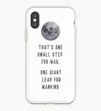 Vinilo o funda para iPhone Cita de desembarco lunar (v4)