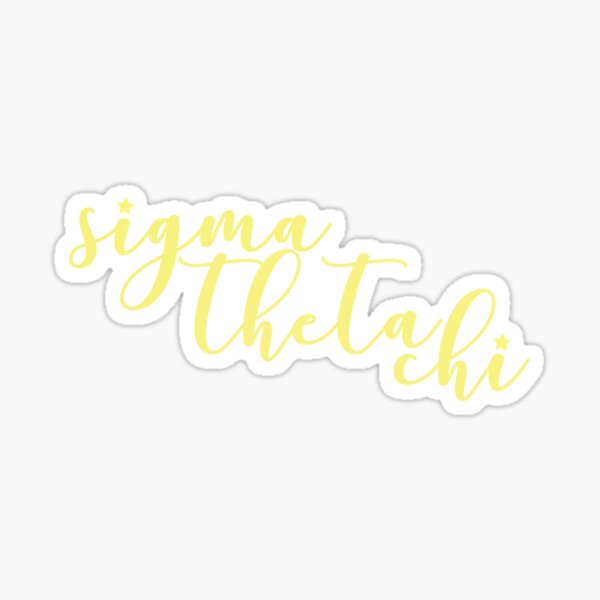 Sigma Theta Chi ACU Sticker Sticker
