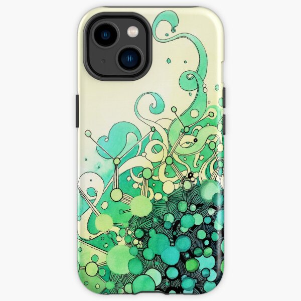 Visible Connections - Watercolor and Pen Art iPhone Tough Case