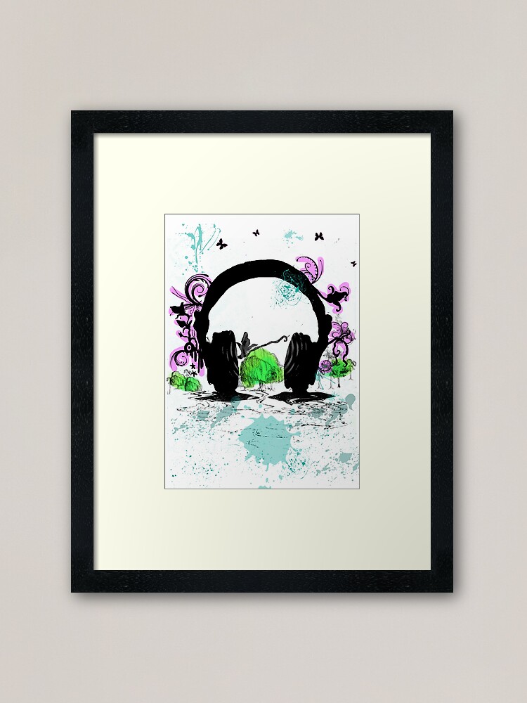 Thumbnail 1 of 7, Framed Art Print, music festival inspired designed and sold by blondie1sammo.