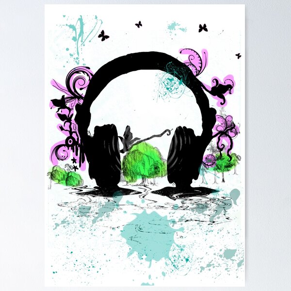 music festival inspired Poster