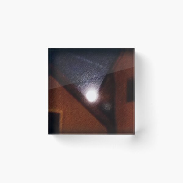 Item preview, Supermoon over houses designed and sold by feiermar.