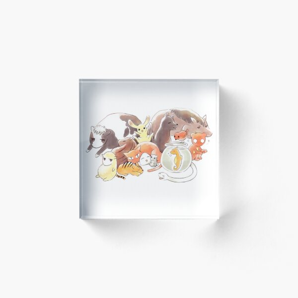 Fruits Basket | Zodiac Animals + Rice ball Acrylic Block
