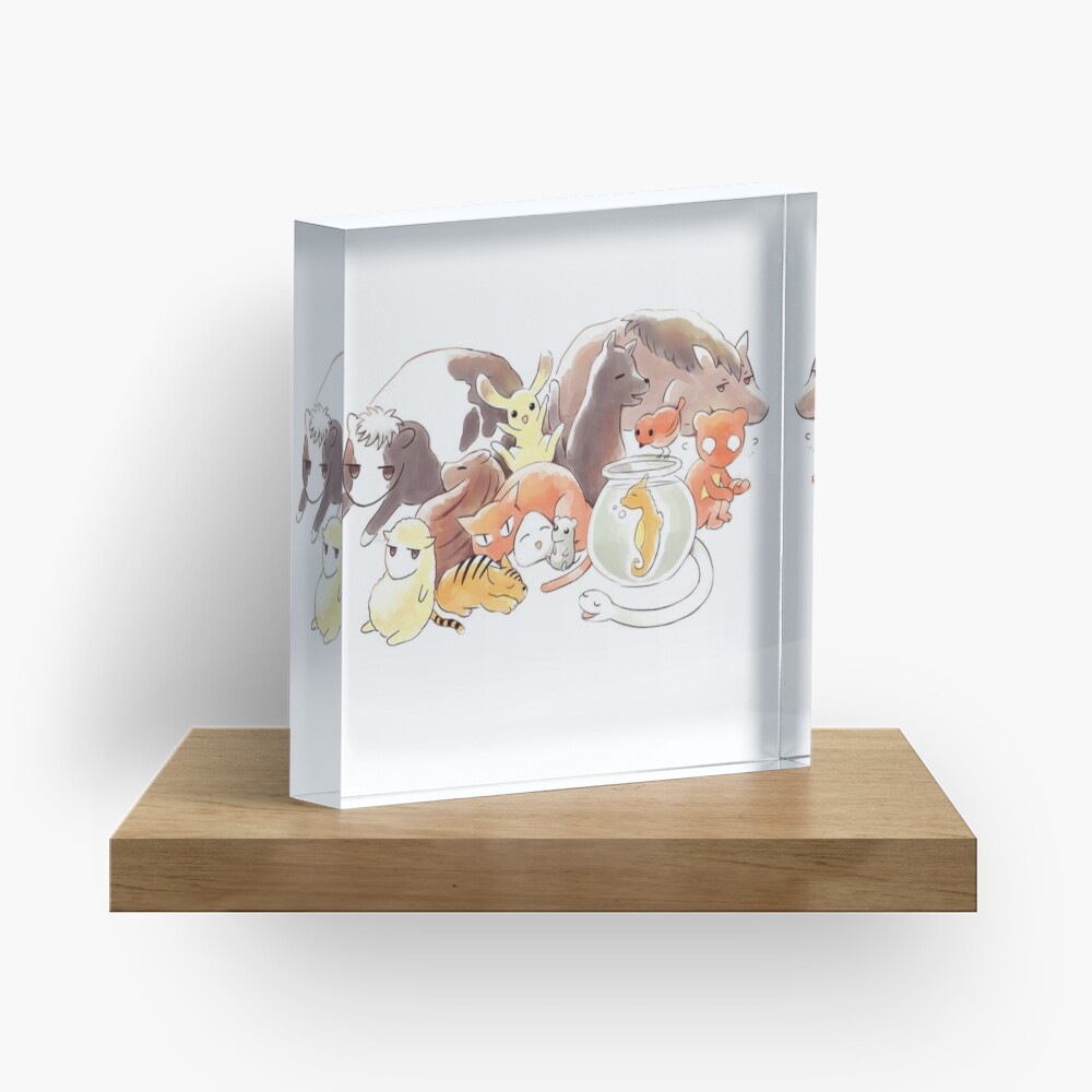 Fruits Basket | Zodiac Animals + Rice ball Acrylic Block