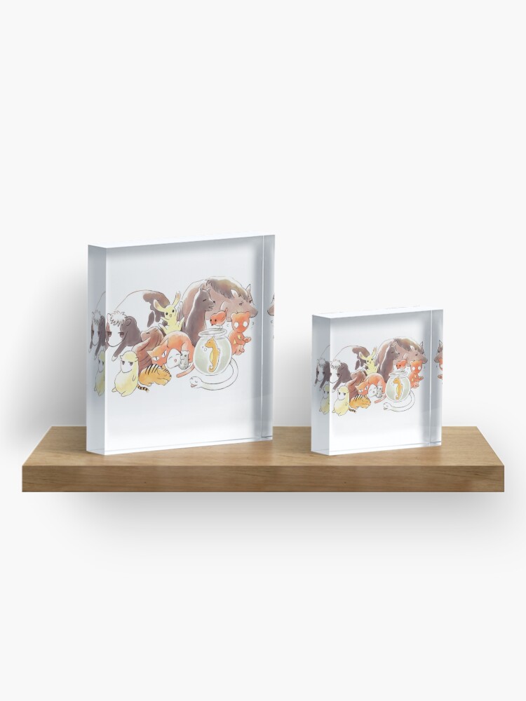 Alternate view of Fruits Basket | Zodiac Animals + Rice ball Acrylic Block