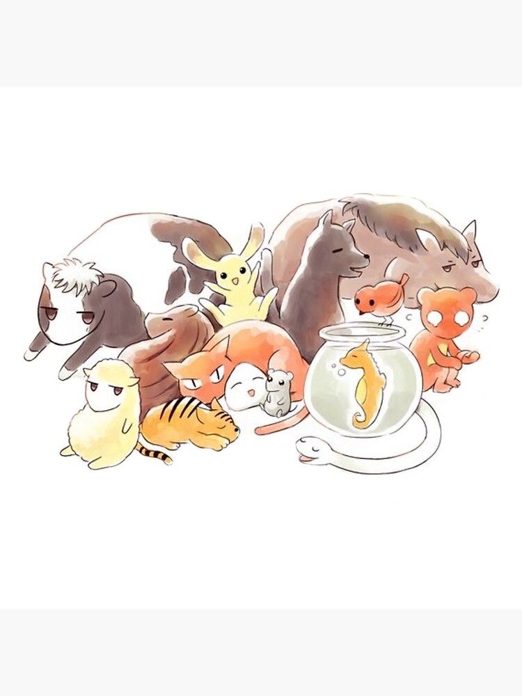 Fruits Basket | Zodiac Animals + Rice ball by Ellenaia