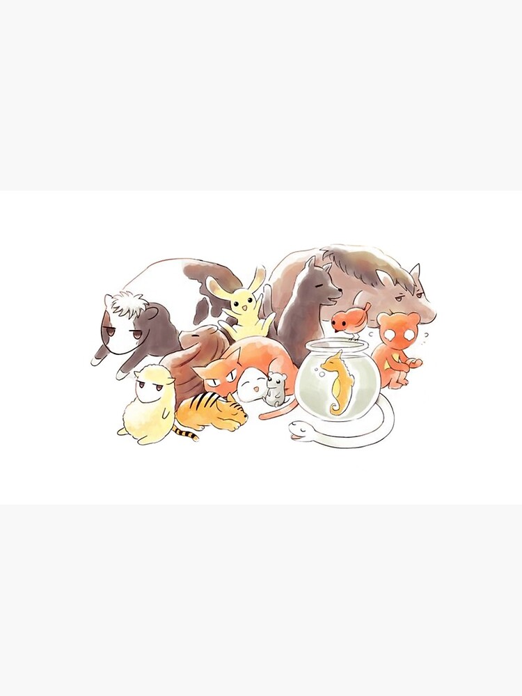 Fruits Basket | Zodiac Animals + Rice ball by Ellenaia
