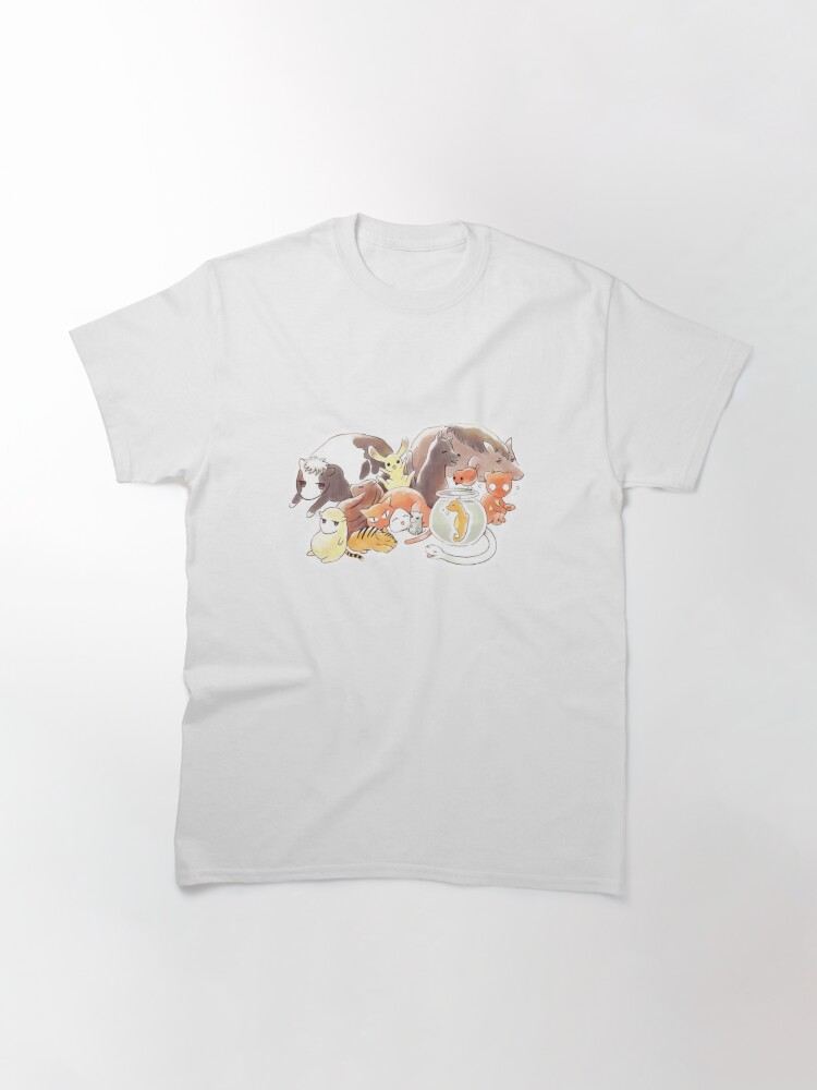 Alternate view of Fruits Basket | Zodiac Animals + Rice ball Classic T-Shirt