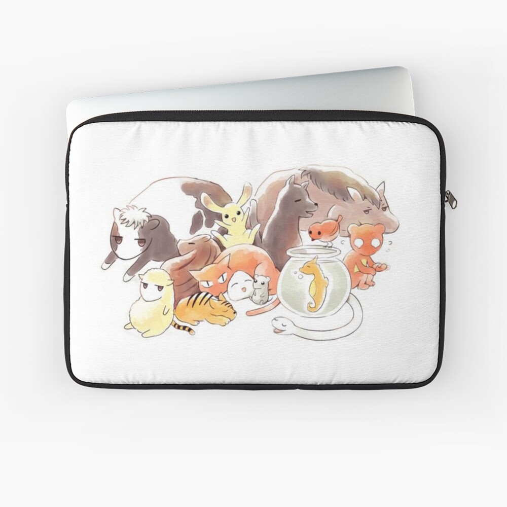 Fruits Basket | Zodiac Animals + Rice ball Laptop Sleeve