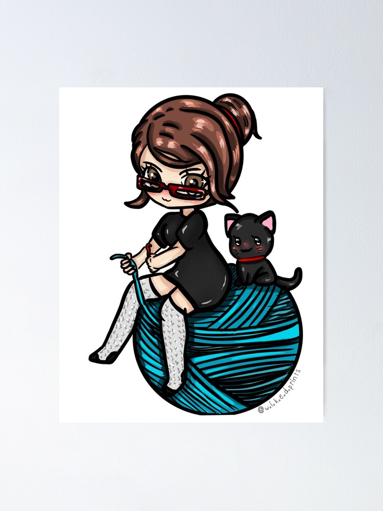 Featured image of post Ni a Gato Chibi Anime kawaii dibujo gato ni a chibi auriculares rojos cg ilustraciones pelo negro manga png