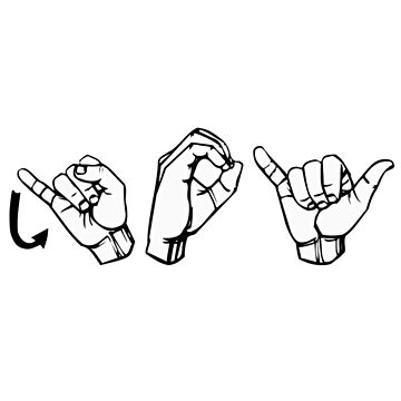 Joy - American Sign Language " Sticker for Sale by Kliethermes28