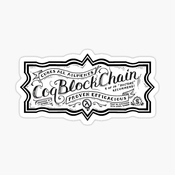 CoqBlockchain Sticker