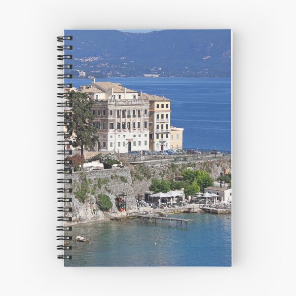 Item preview, Corfu town and blue sea cityscape Greece summer season designed and sold by goceris.