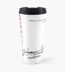 Taza de viaje Cansado de Londres