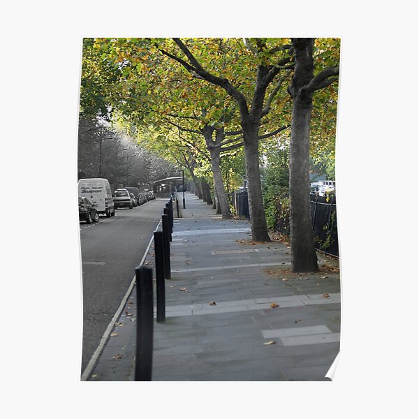 A Street Scene in London Poster