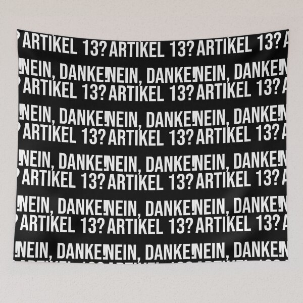 Item preview, Article 13? No thanks designed and sold by KleinJenny.