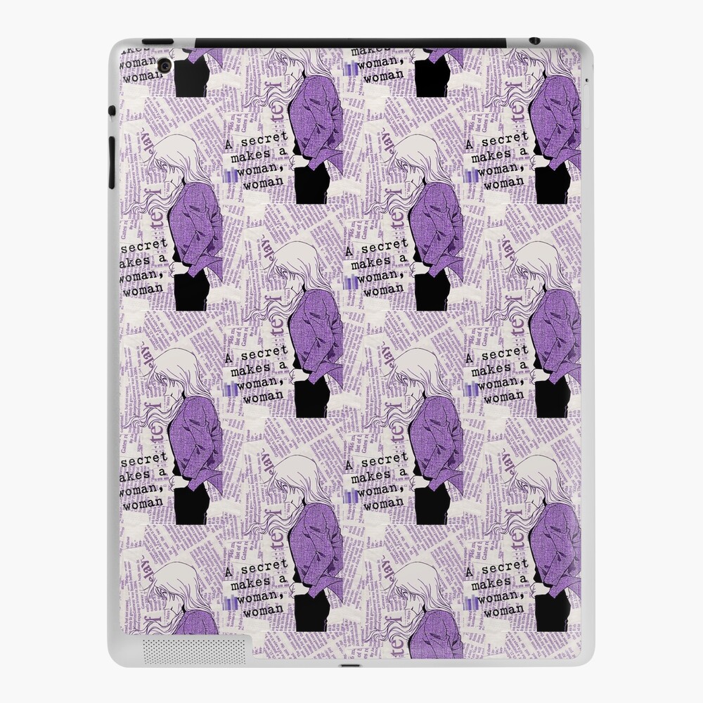 A Secret Makes A Woman Woman Ipad Case Skin By Hattoriandkudo Redbubble