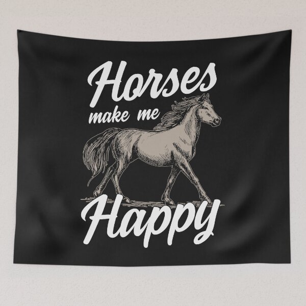 Item preview, Horses make me happy designed and sold by dtino.