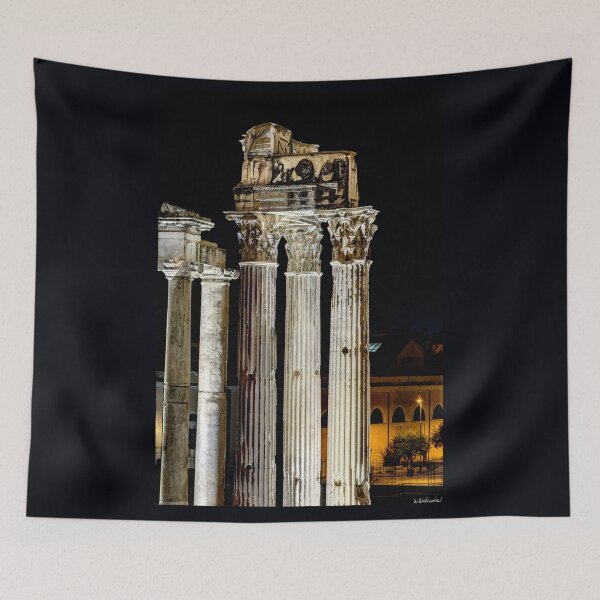 Item preview, Temple of Vespasian and Titus at night designed and sold by Weston  Westmoreland.