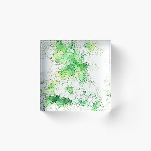square fantasy creeper Acrylic Block